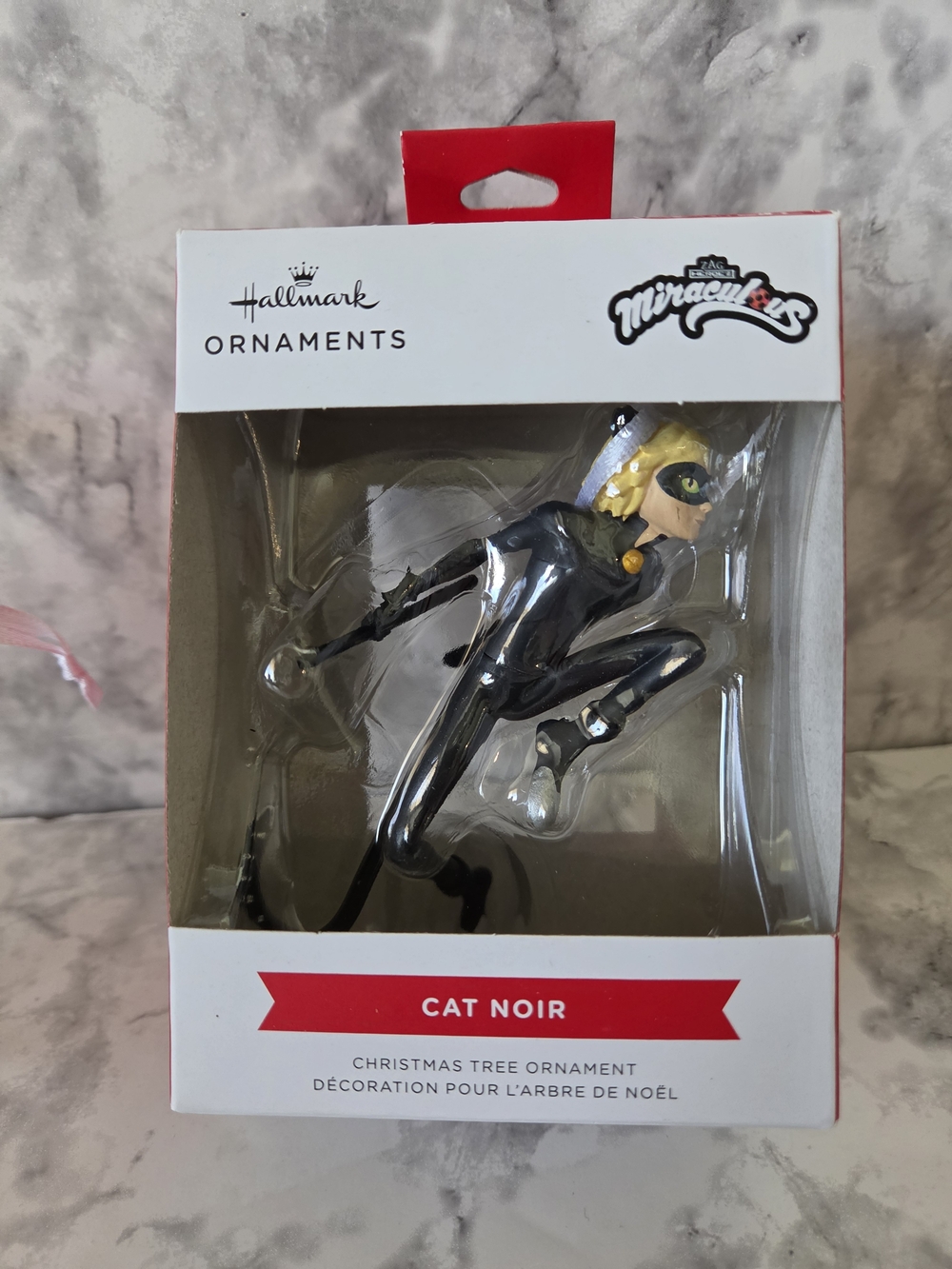 Hallmark Cat Noir Black and Gold Miraculous Ornament